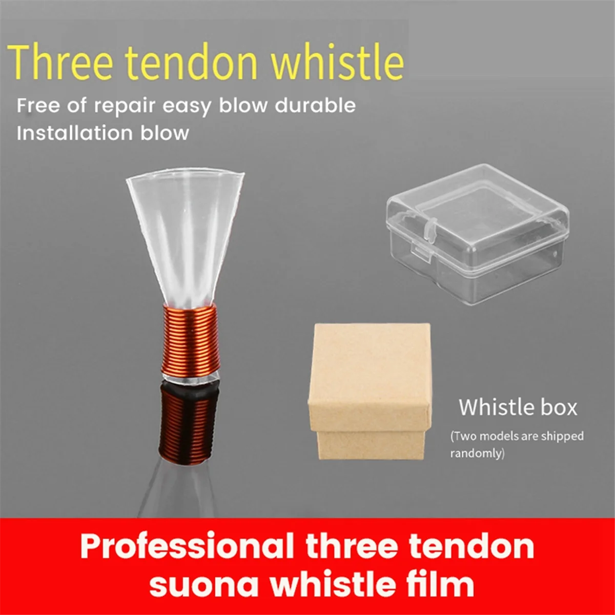 BD Tuning Resin Plastic Whistle Mouthpiece for Suona, Easy Maintenance and Wide Compatibility with Suona Accessories