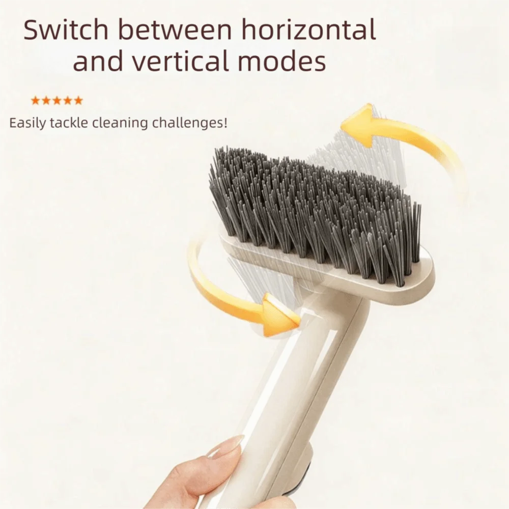 Multifunctional Crevice Cleaning Brush No Dead Angles with Liquid Tank Kitchen Gap Cleaner with Hanging Hole Rotating