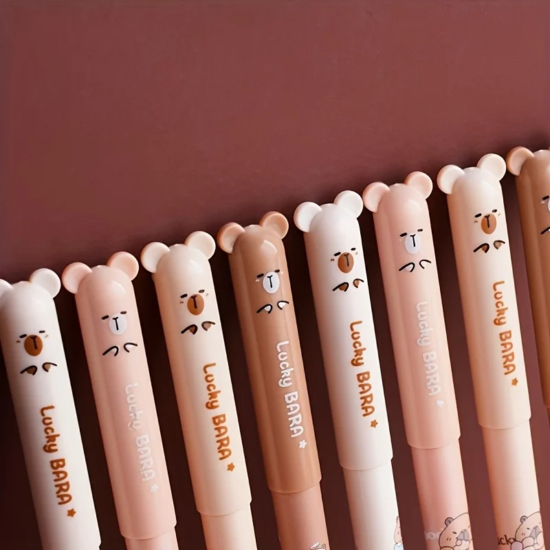 16 قطعة من أقلام الجل القابلة للمسح، طرف رفيع 0.5 مم، حبر أزرق، مع ممحاة مدمجة، مثالية لتدوين الملاحظات والكتابة، مثالية للمكتب