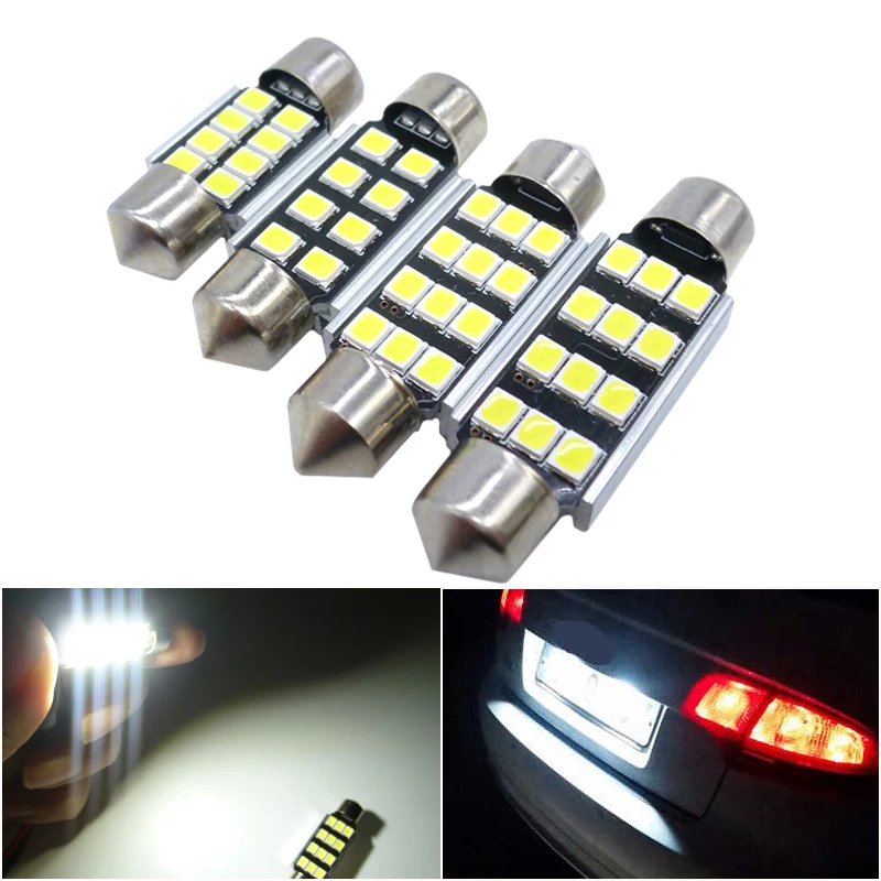 

2PCS/4PCS Canbus C5w Vehicle Led Interior Light Bulbs For Hyundai Solaris Accent I30 Ix35 I20 Elantra Santa Fe Tucson Getz