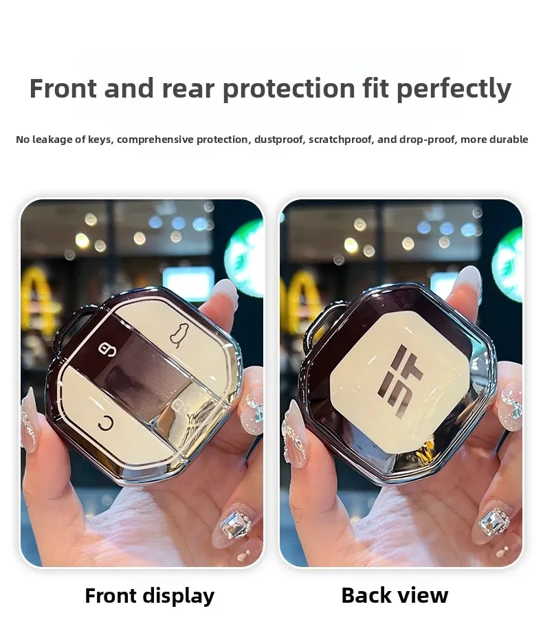 

Car Smart Remote Control TPU Key Case Cover Holder Chain For Chery Jetour Traveller 2025 Jetour T2 Decorations Accessories