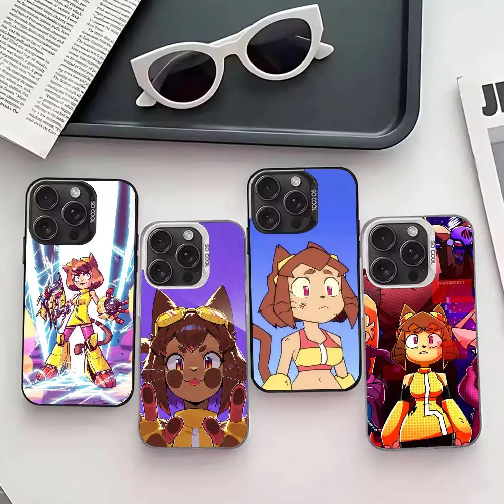 Чехол для телефона с 2D-мультяшным дизайном G-Gameoverse для iPhone 17, 16, 15, 14, 13, 12, 11 Plus, Pro Max, XS, цветной серебристый чехол для телефона