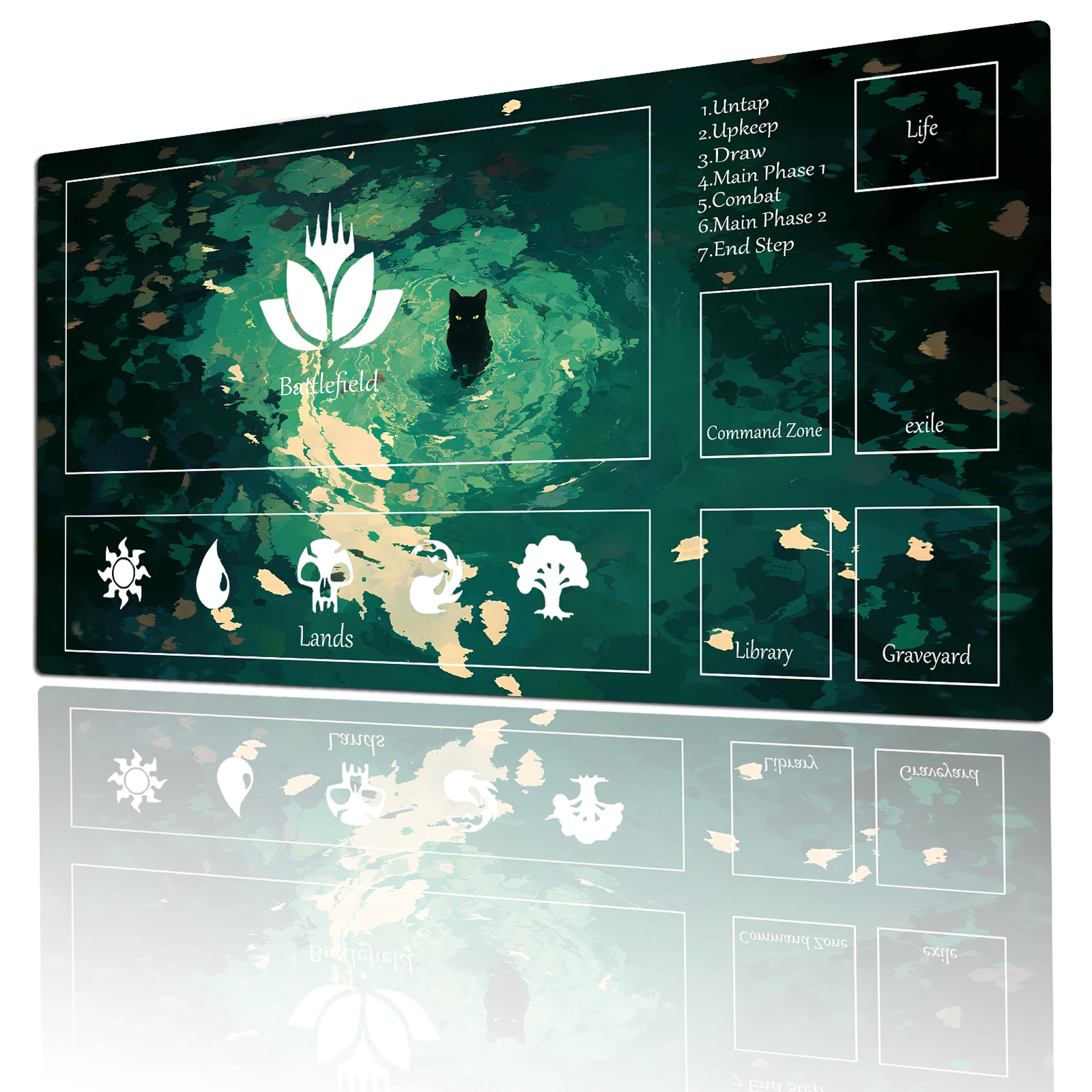 

Card playmat Anime Gaming Mouse Pad 35X60cm mat Magic Card Duel gaming mats Rubber anti-slip suitable for offices and homes