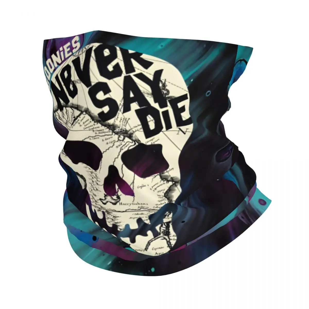 Adorable Bandana Neck Gaiter Motorcycle Club Goonies never say die Wrap Scarf Multi-use Balaclava Cycling Unisex Adult Winter