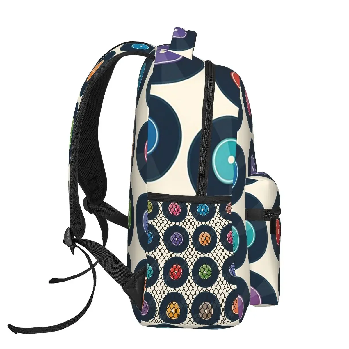 Collezione di dischi in vinile zaini ragazzi ragazze Bookbag borse da scuola per bambini zaino per Laptop in cartone animato borsa a tracolla di grande capacità