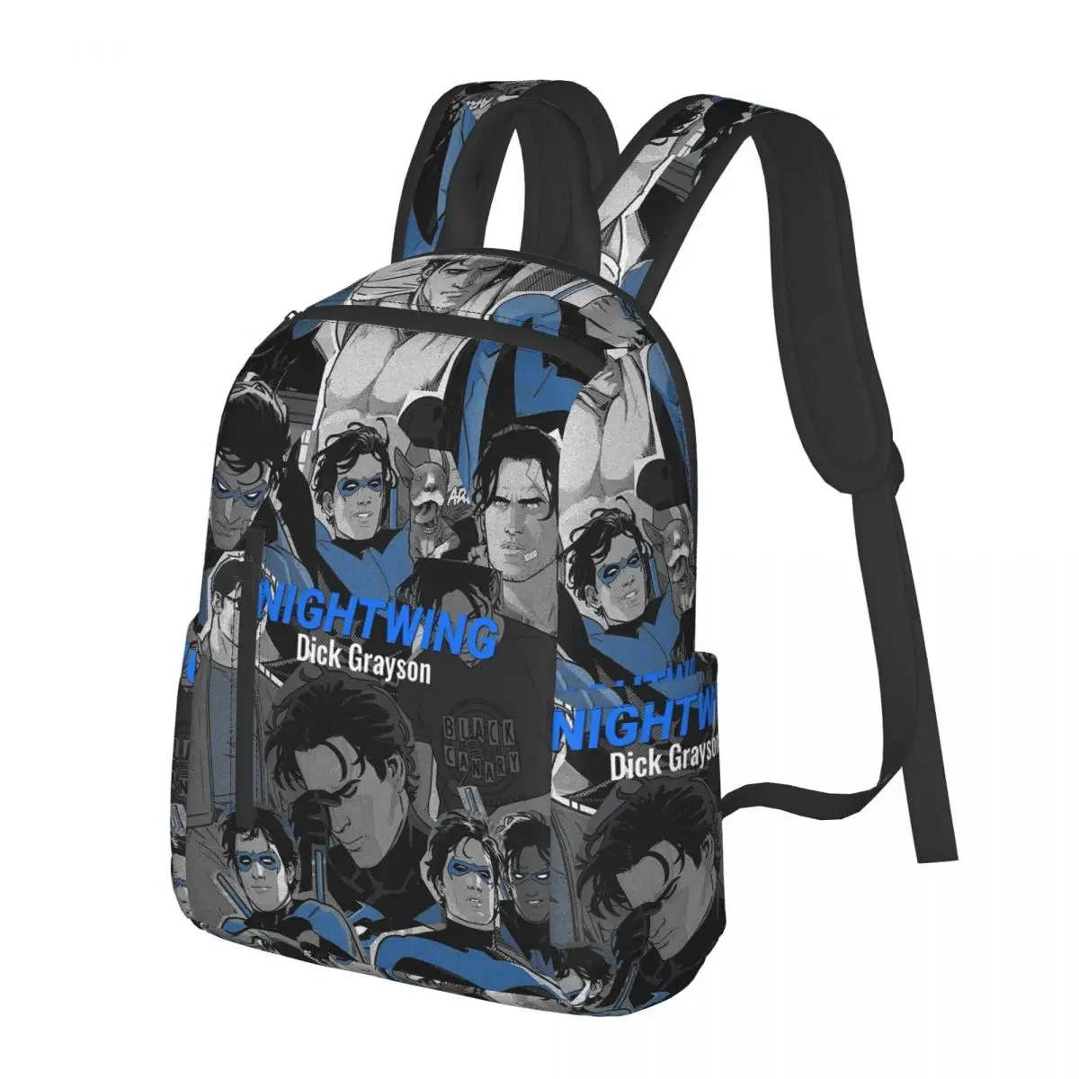 

Nightwing - Dick Grayson Student Backpack School Bag Hiking Travel Daypack for Boys Girls Fashion Bookbag Shoulder Bags