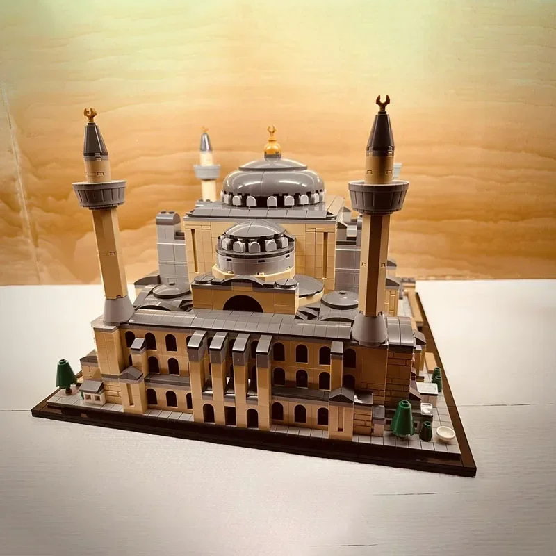 Moc Building Blocks Architecture Model Hagia Sophia Cathedral Modular Technology Building Blocks Festival Gift Toy DIY Set