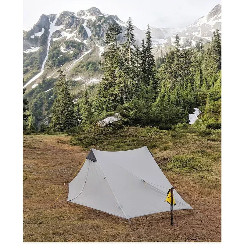 Poleless Tent 3 Seasons 4 Seasons Professional 15D 2 Persons Outdoor Ultralight Camping Tent view 3