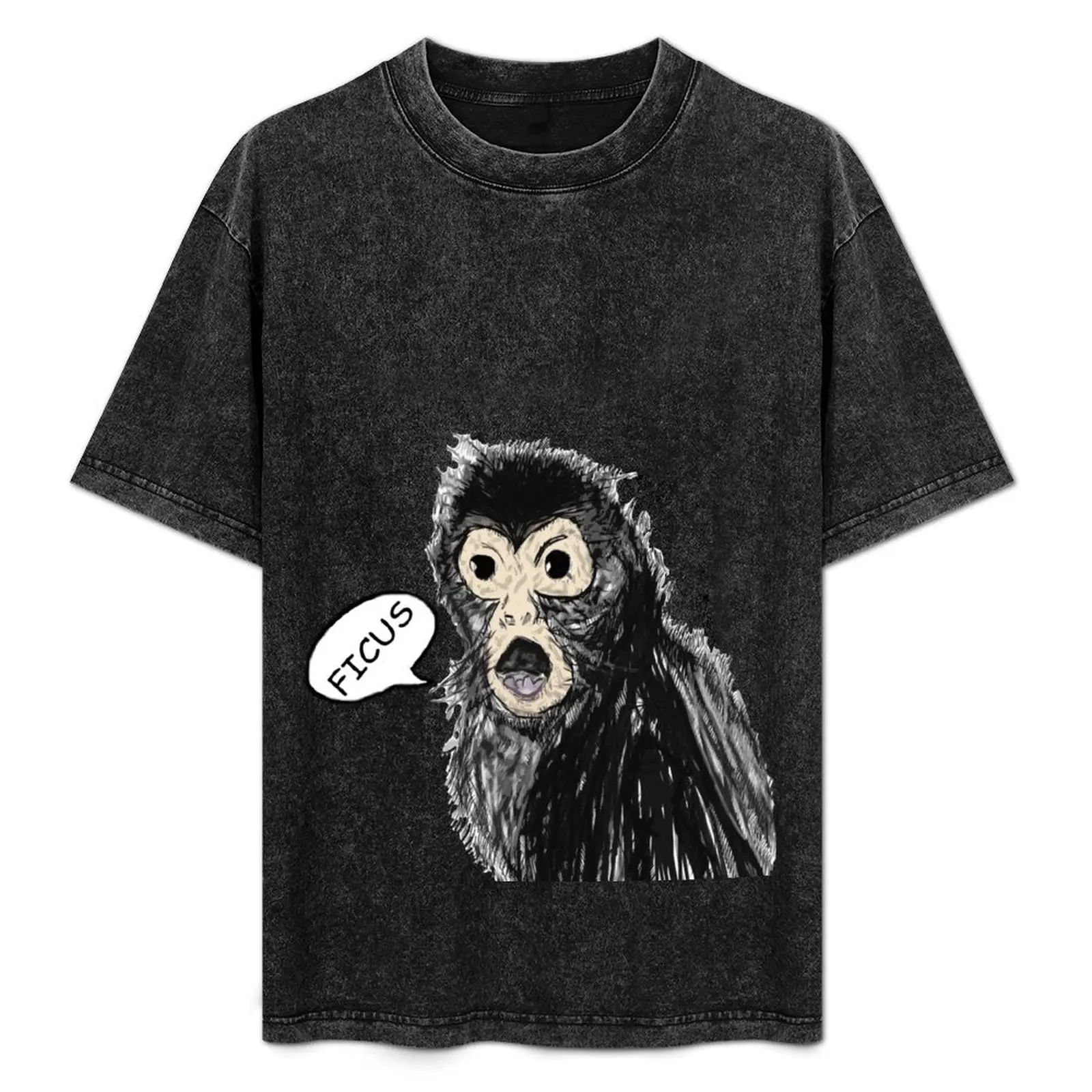 

Talking Monkey from the Future T-Shirt tops anime stuff anime clothes heavyweights Men's t shirts