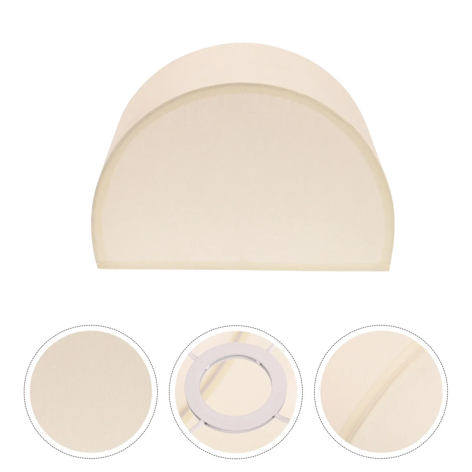 

Маленький абажур в форме полумесяца, тканевый материал, чехол для внутреннего освещения для настольной лампы, торшер, настенные светильники, небольшой абажур