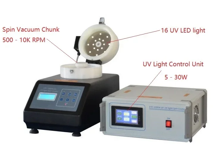 Laboratory Coating Machine Price Programmable Hi-Speed Spin Coater Equipment with Vacuum Chucks Up To 10000RPM