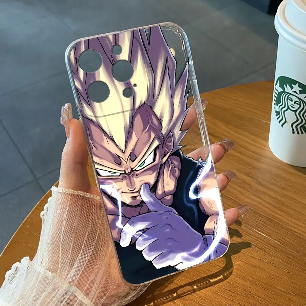 

D-Dragon B-Ball D-Goku V-Vegeta Phone Case For Redmi K40 13C 13 12 12C 10 10C 10X 10A 9 9C 9T 9A 8 7 A1 A2 A3 A5 PLUS Clear Case