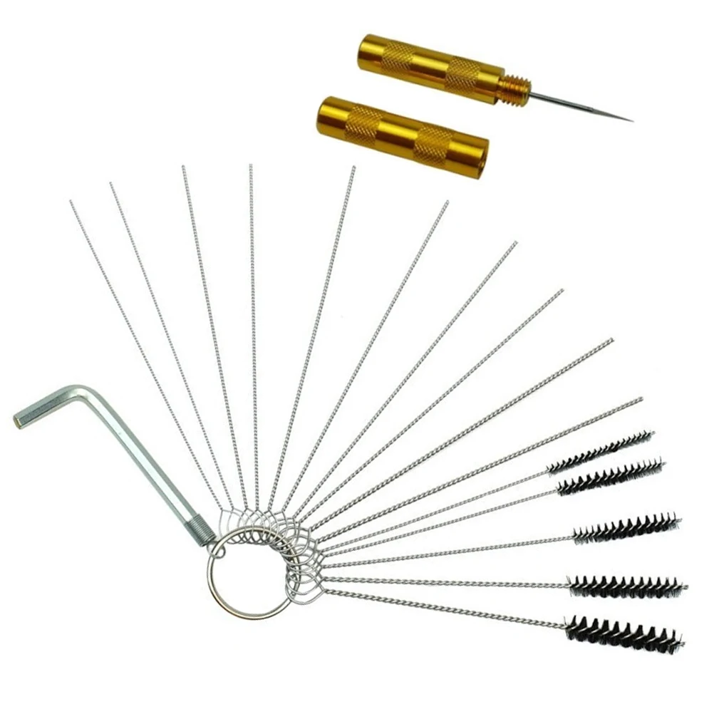 

1 set Sprayer Cleaning Brush Set Storage Pouch Airbrush Kit Tools Flexible Durable Nylon Wool Brushes Paint Sprayer Maintenance