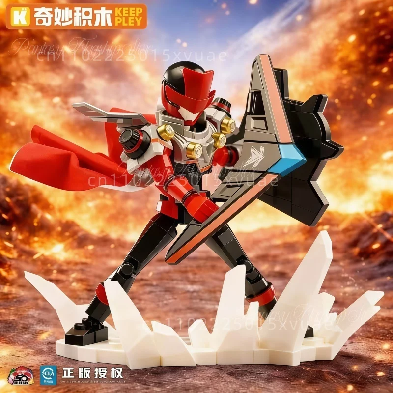 Keeppley Super Sentai Brick Man Building Toy 14+ Kids Gift