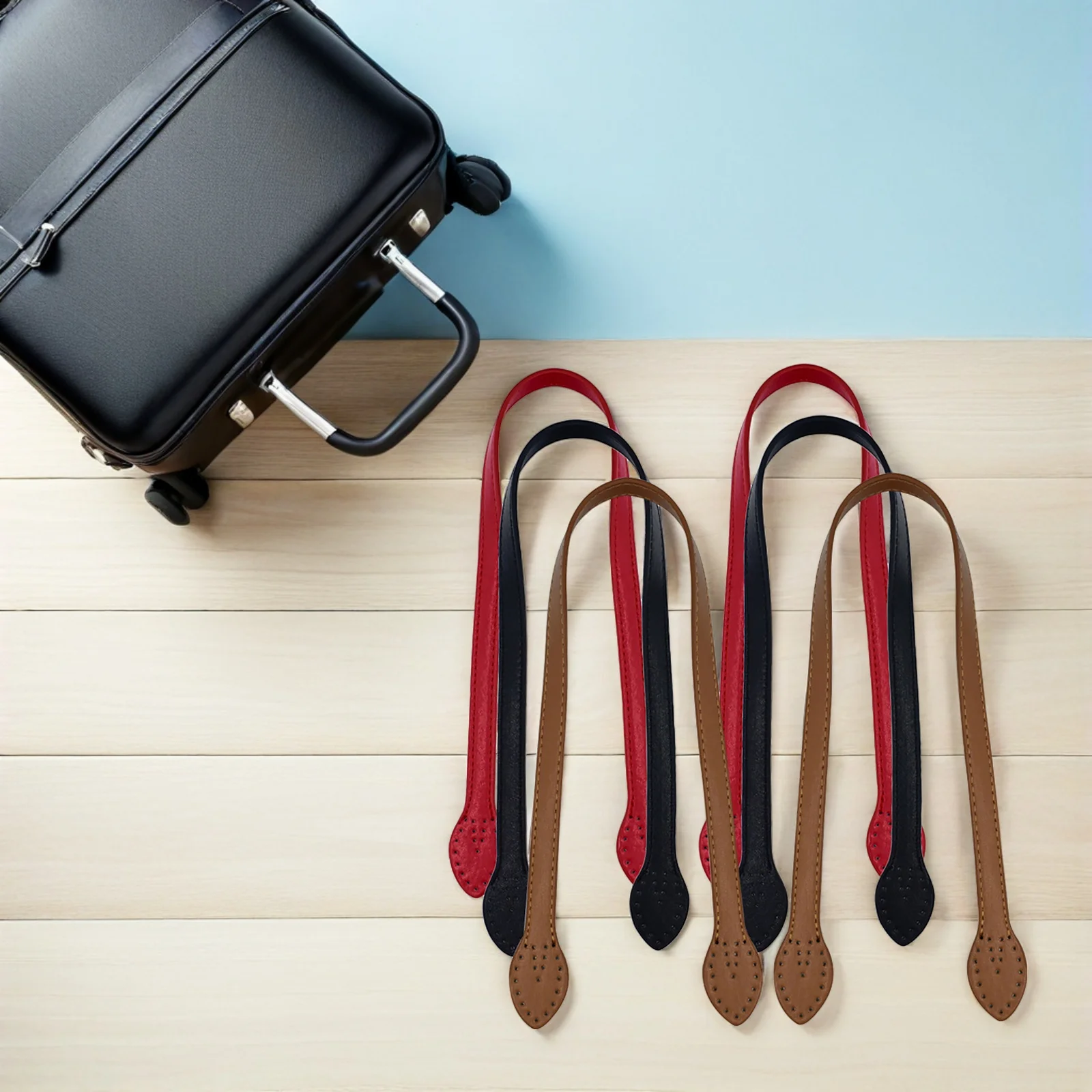 

6pcs Handbag Strap Fashion Bag Handle for Women Shoulder Bags Replacement DIY Accessories Box Bag Parts