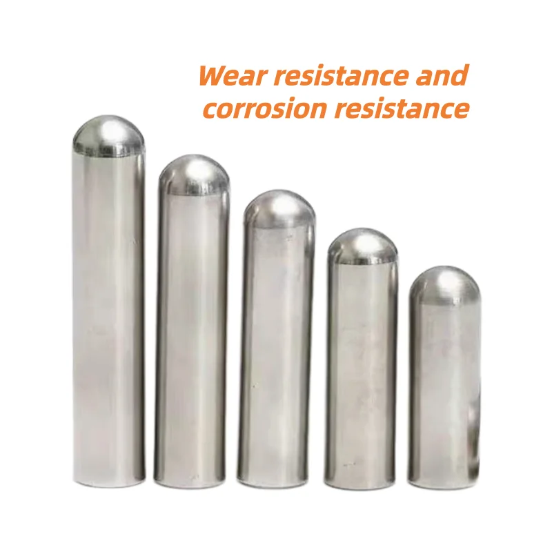 4mm 5mm 6mm Stainless Steel Solid Cylindrical Pin Round Head Locating Dowel Pin Fixed Shaft Rod Length 5-80mm Positioning Pin