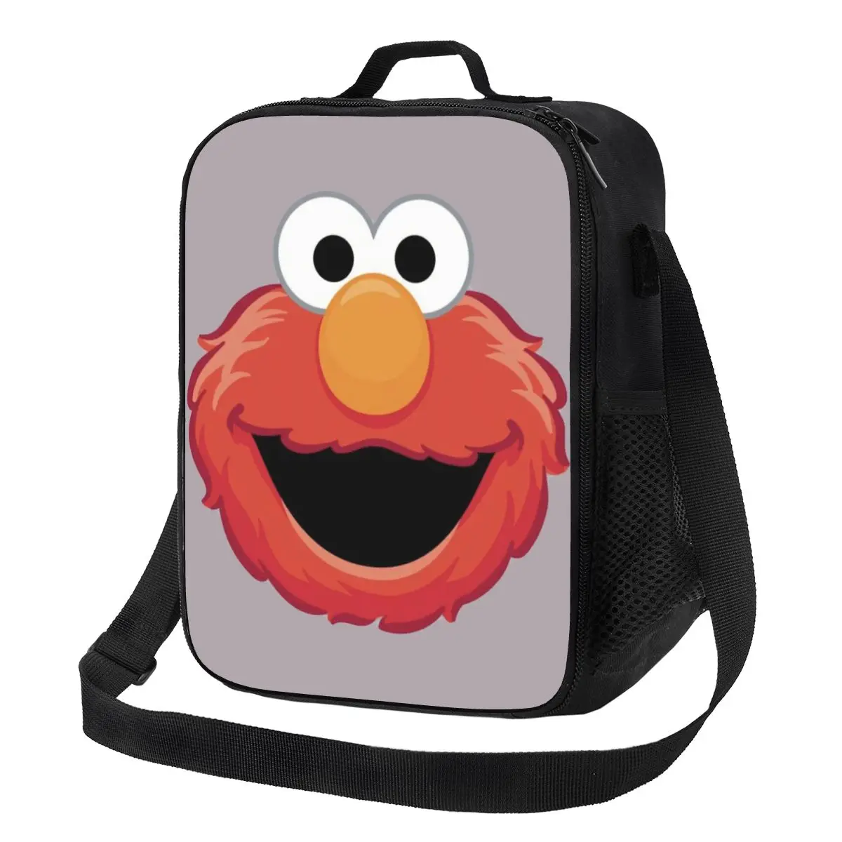 

Изолированная сумка для обеда Custom Cookie Monster ELMO для кемпинга, путешествий, портативный термоконтейнер для еды для женщин и мужчин
