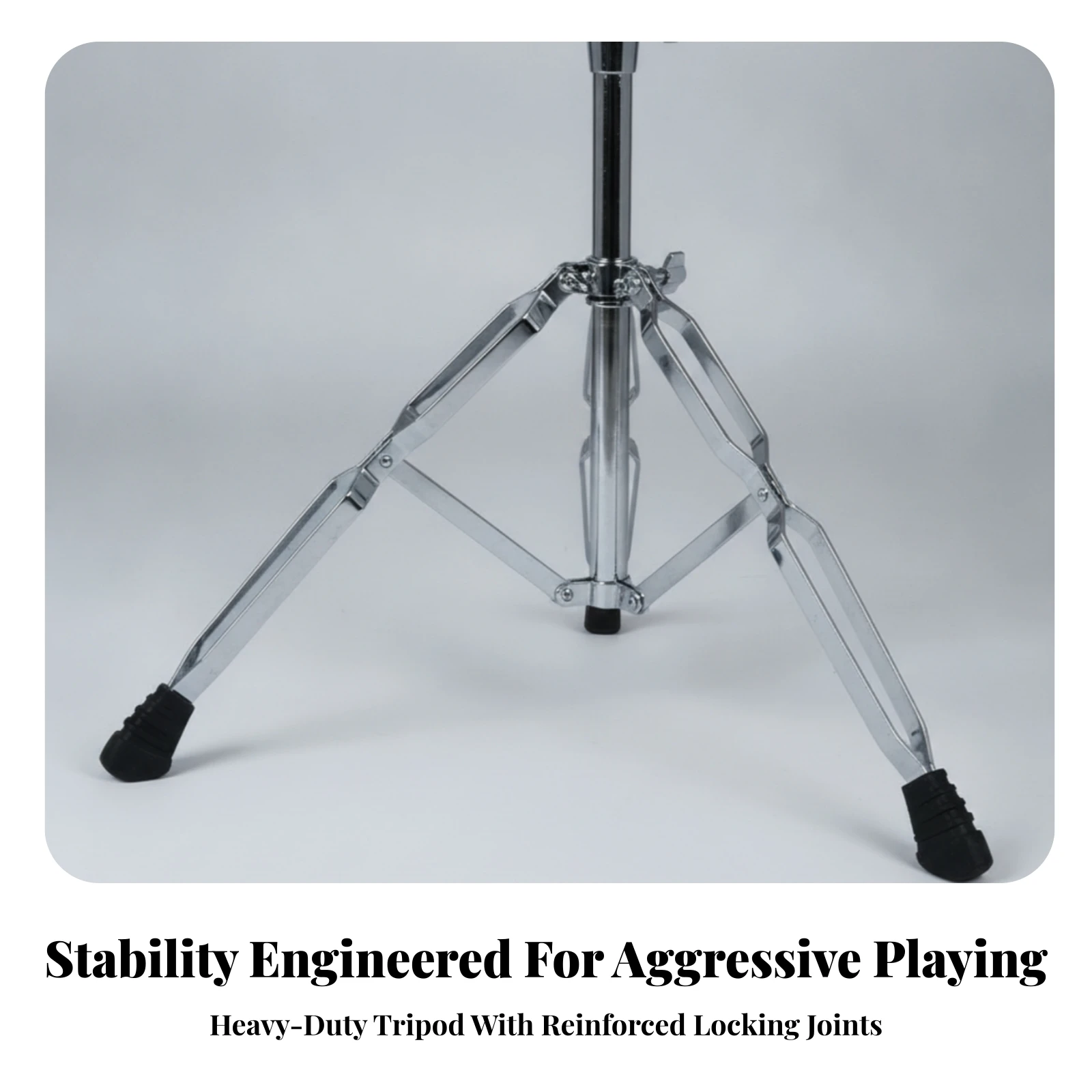 Timbales Metal Drum Set with Stand and Cowbell Percussion Instrument Double for Percussionists, Live Bands, Stage
