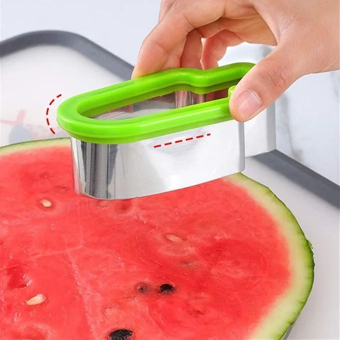 

Fun Popsicle Shape Cutter Mold, Stainless Steel Watermelon Slicer, Multipurpose Tool for Fruit, Cookie & Sandwich Cutting