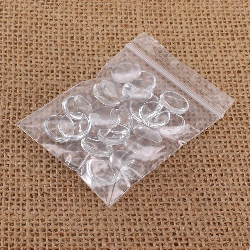 12pcs/bag Clear Glass Round Cabochons Transparent Dome for Jewelry Making DIY Findings 10mm 12mm 14mm 16mm 18mm 20mm 25mm T000