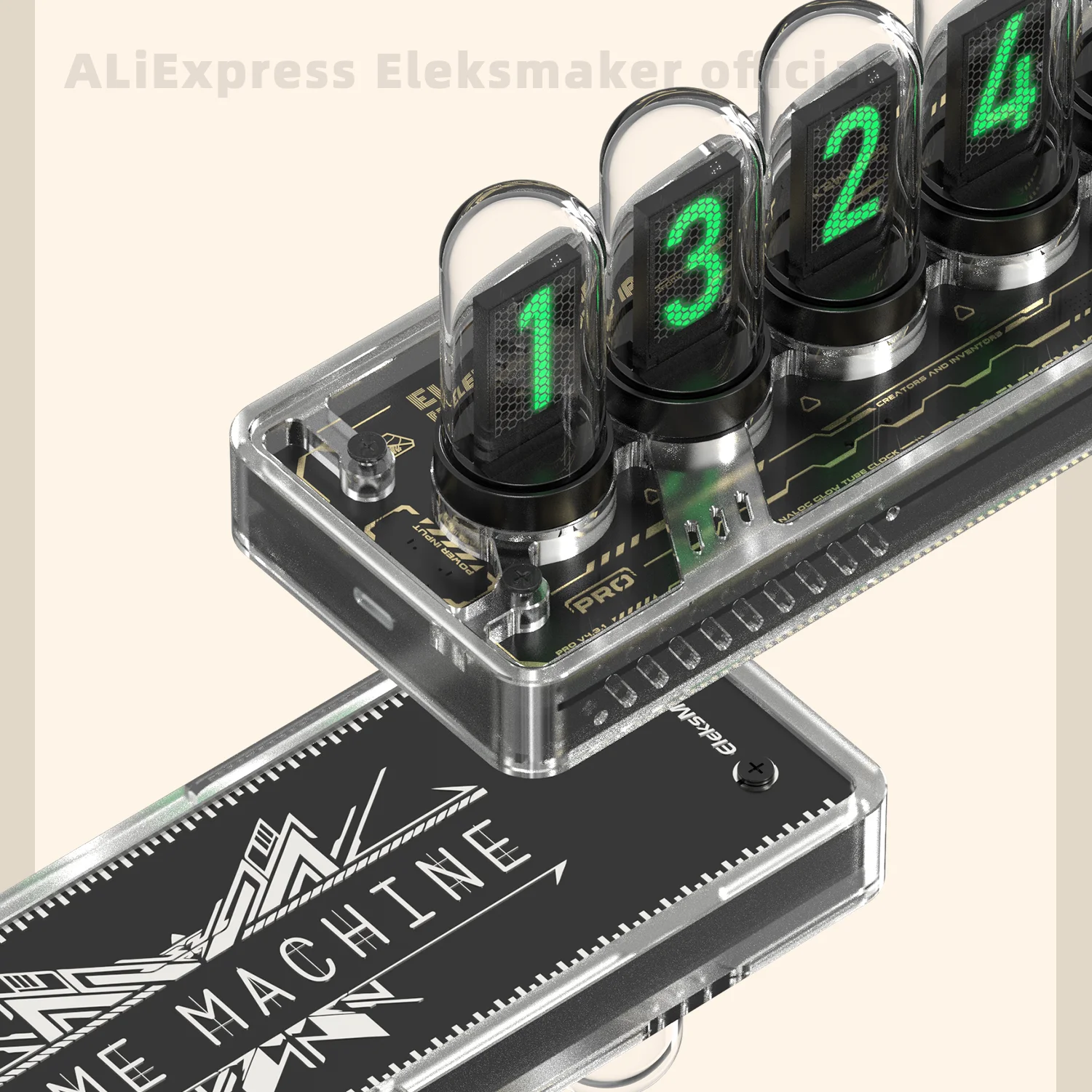 EleksMaker EleksTube IPS PR1 PR2 6-Bit IPS Retro Glows Analoge Nixie Tube elekstube klok