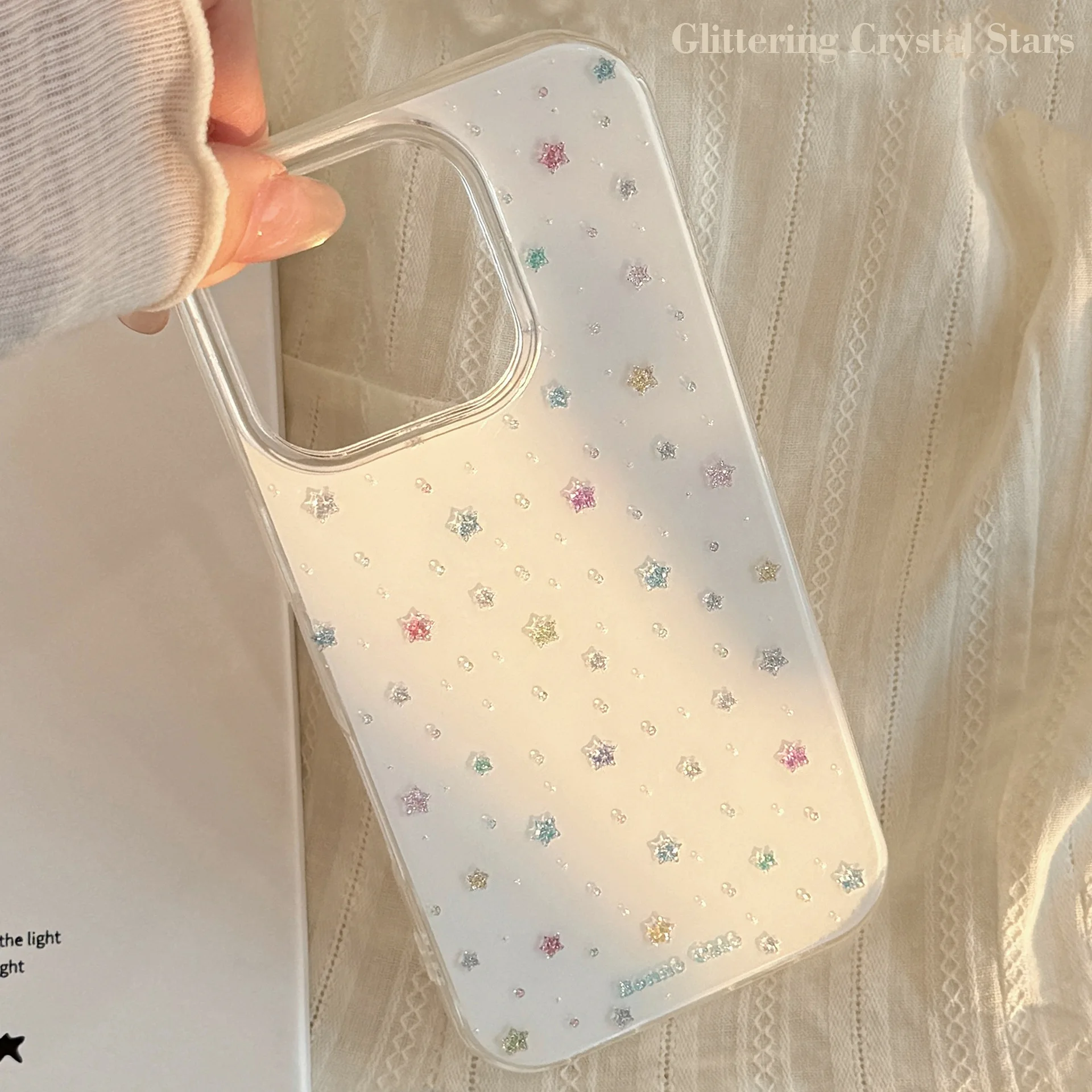 شاشة كاملة الدوبامين الملونة نجوم قطرة الماء غطاء الهاتف آيفون 17 16 15 14 13 12 برو ماكس زائد 17 الهواء #2