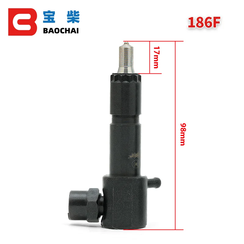 Hot Sale 186FA Diesel Engine Injector 5kw Small Generator Set Parts