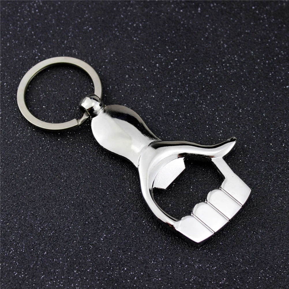 

Palm Shaped Keychain Bottle Opener Hand Creative Gift Idea Thumb Up Design Material Car Key Decoration Beer Openers