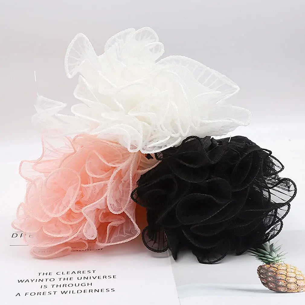 Pink Floral Packaging for Bouquets  Including Decorative Mesh Wrapping Paper, Pearl-Edged Wrapping Paper, Wrinkled Wave Mesh