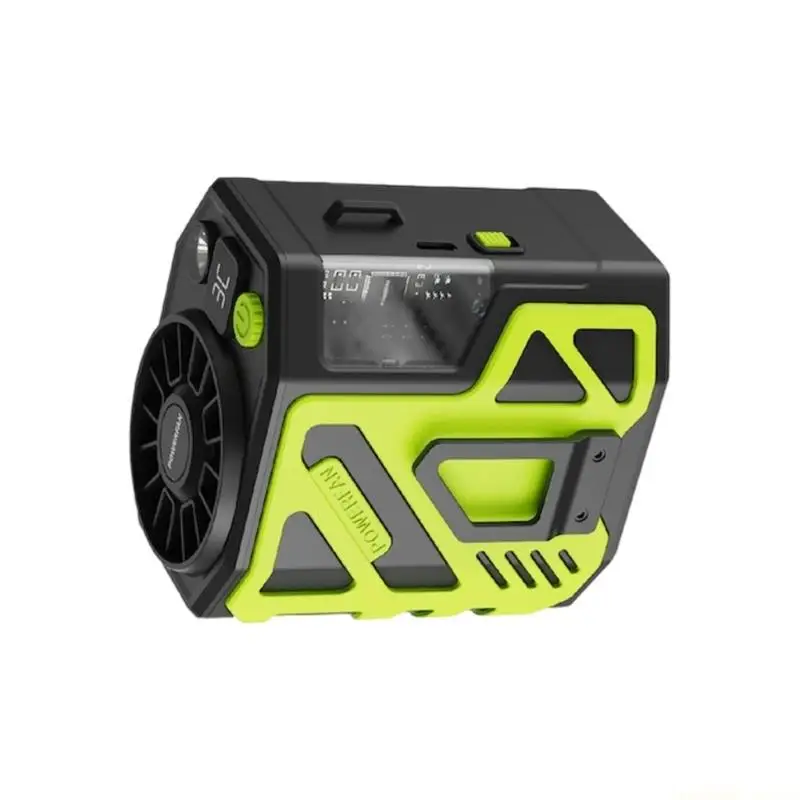 D0AB Rechargable Cooling Fan ABS Texture Portable Fan Present for Sports Enthusiasts