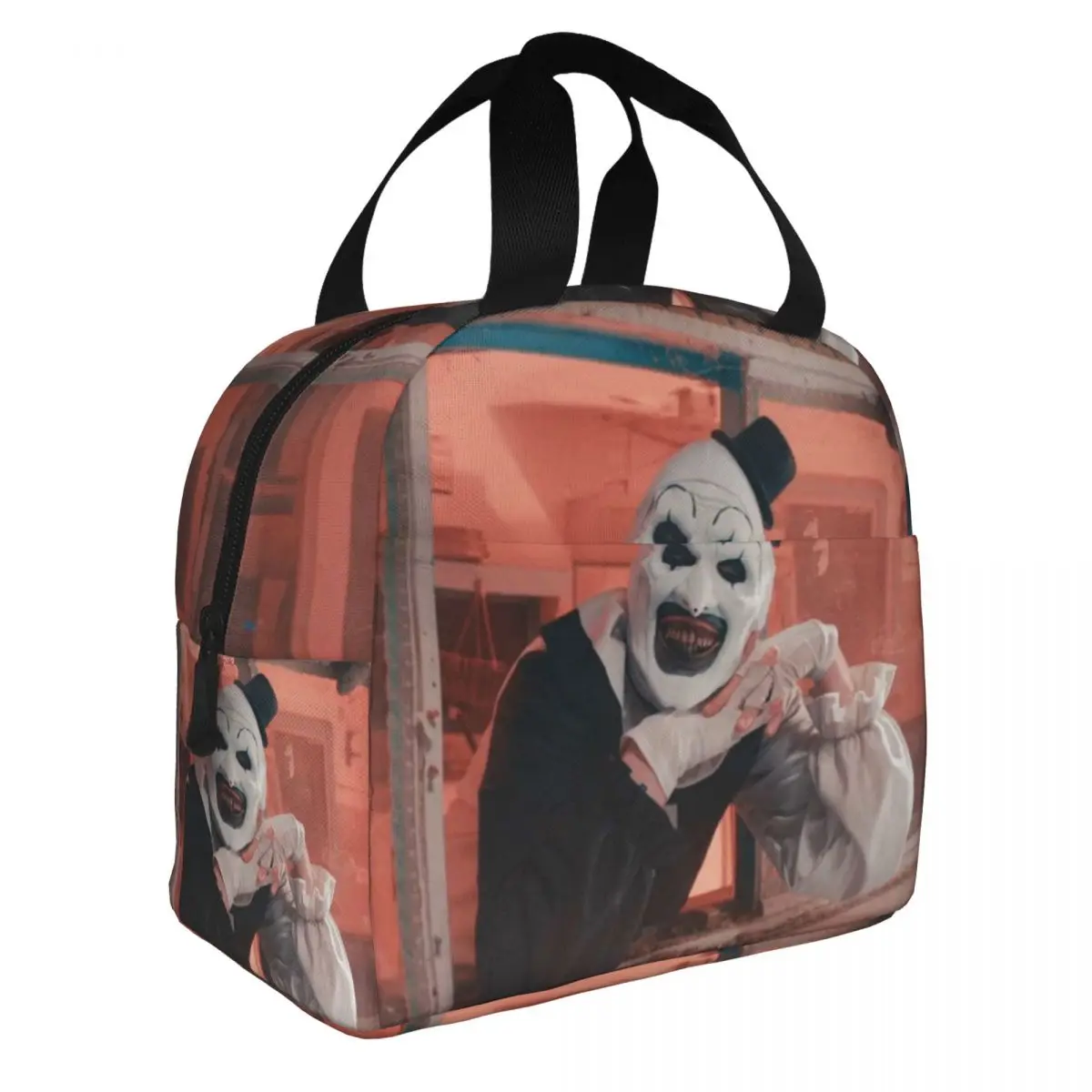 

Terrifier Horror Films Lunch Bag Insulation Bento Pack Bag Meal Pack Handbag