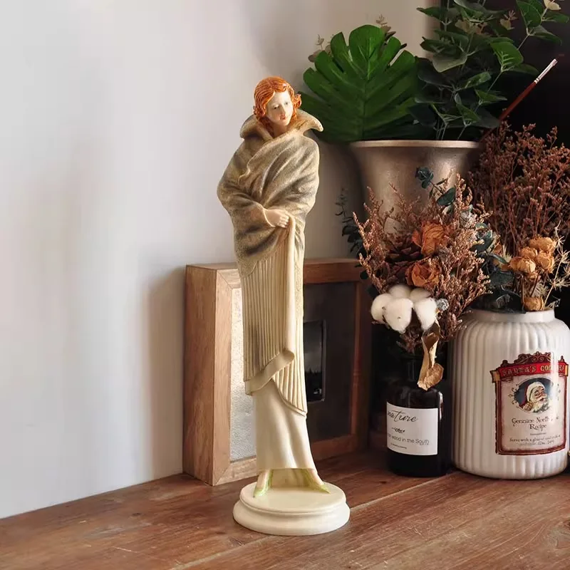 Western beauty elegant lady girl ornament Rodin Hugo home decoration