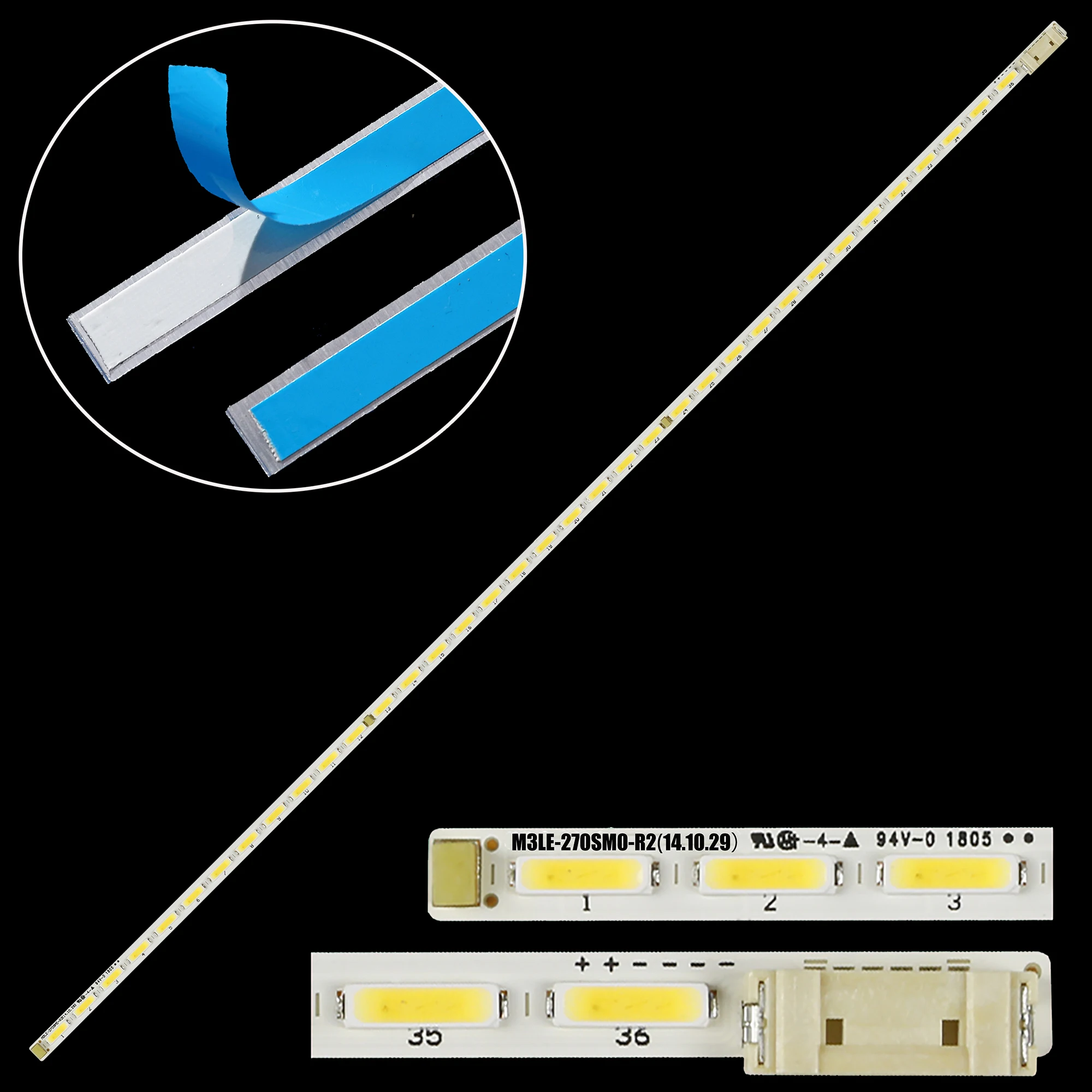 LED Backlight strip 36leds For 27'' TV M3LE-270SM0-R0 M3LE-270SM0-R2 S27E360H S27D360H S27D390H CY-MH270BGLV LS27E390HS