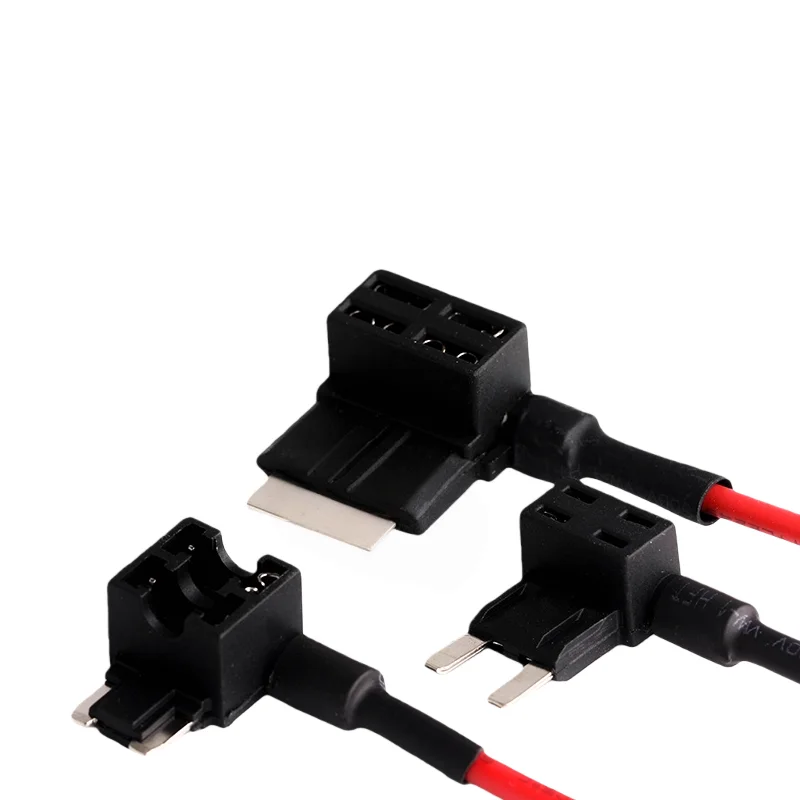 12V MINI SMALL MEDIUM Size Car Fuse Holder Add-a-circuit TAP Adapter with 10A Micro Mini Standard ATM Blade Fuse