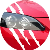 

【M】Наклейки на автомобиль, светоотражающие знаки когтей монстра, отметки в полоску, наклейка на фару