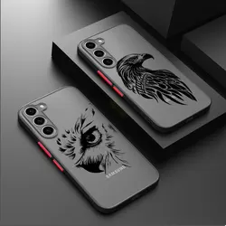 Eagle Case For Samsung Galaxy S24 S23 S21 S22 S21 FE Note 20 Ultra A04 A04E A05 A73 A53 A33 A23 Plus Protective Cover Funda