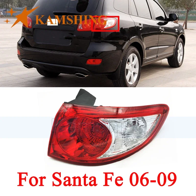 

CAPQX Rear Brake Light For Hyundai Santa Fe 2007 2008 2009 car light Tail Side Lamp rear Tail Light Tail Lamp taillamp taillight