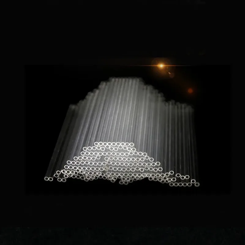 Flanges Quartz Capillary Tube made of Transparent High Temperature Resistance Quartz Glass