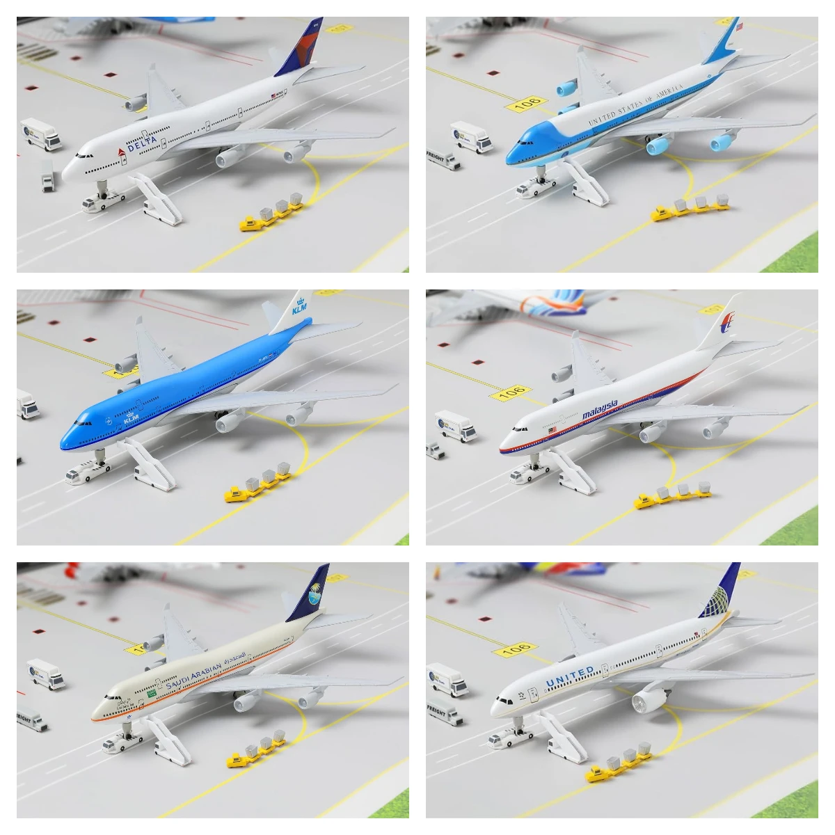 

20CM Diecast Alloy Airlines B747 B747 787 777 737 Toy Plane Collected Gift Series for Collectible Display