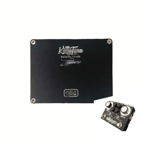 Imagen 2 del producto Pedal LYR Ly Rock King Tone Duellist Generación 2, pedal de guitarra de doble efecto de velocidad y distorsión clásico negro True Bypass