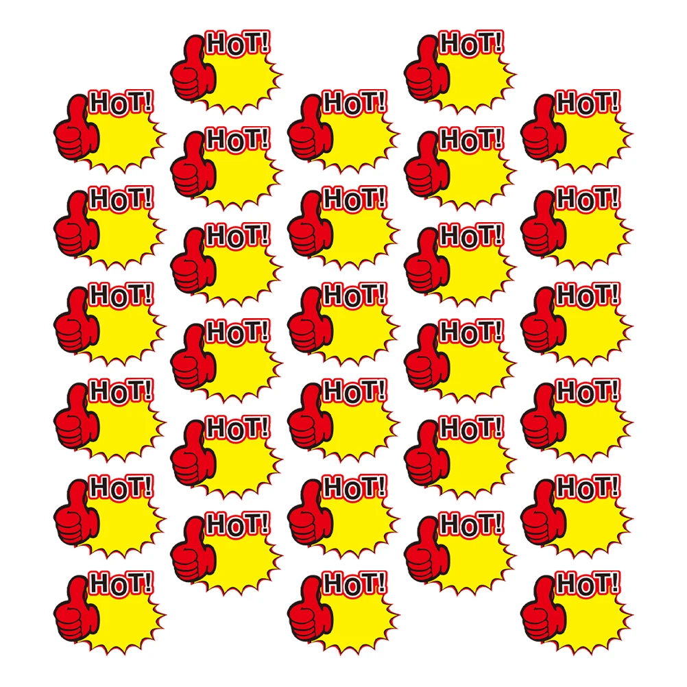 

200 Pcs Stickers Garage Sale Price Tags for Retail Flyer Sign Display Signs Store Paper