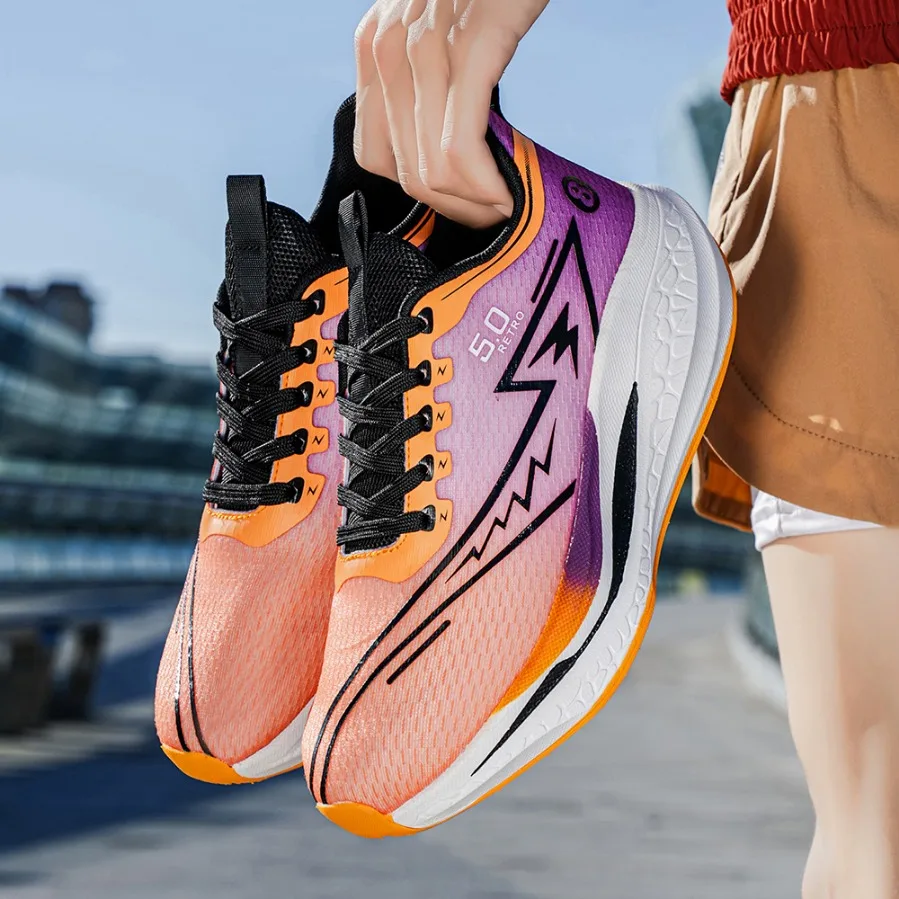 Men's Large Size Sports Shoes Outdoor Hiking Running Comfortable Casual Versatile Fashionable Training Shoes for Couples