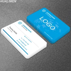 100PCS Cheap Customized Full-color Double-sided Printing Business Card 300GSM Paper Card 90*54mm