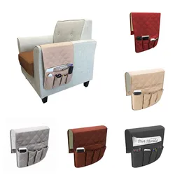 Remote Control Phone Storage Box Magazine Sundries Organizer Sofa Chair Arm Rest  Bag Couch Clothes