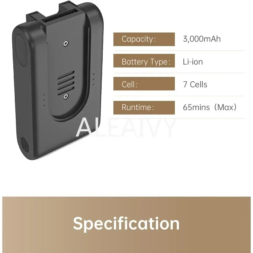 5000 mAh Ersatz-Li-Ionen-Akku für Xiaomi Dreame G9 G10 R10 R10Pro T10 T20 V12S Akku-Staubsauger-Akku