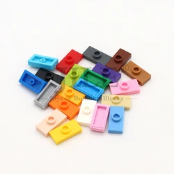 100pcs MOC Building Block Plate Modified 1x2 with 1 Stud Assemble Pars Compatible 15573 3794 Creative Bricks Construction Toys