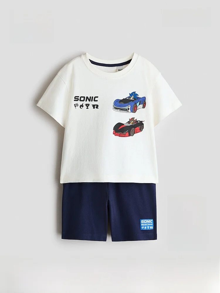 h-m-set-pigiama-estivo-per-bambini-con-stampa-per-ragazzi-1315720-stile-casual-in-cotone-adatto-per-bambini-dai-12-anni-in-su