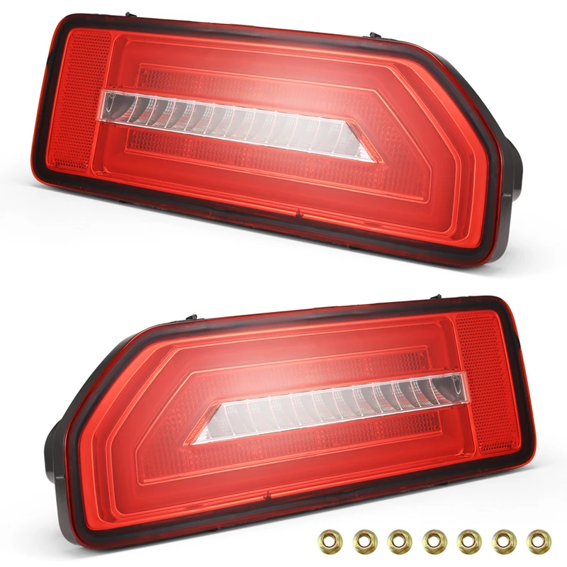 1Pair LED Tail Stop Lamp Rear Parking Brake Turn Signal Reflector Taillight For Suzuki Jimny 2019-2022