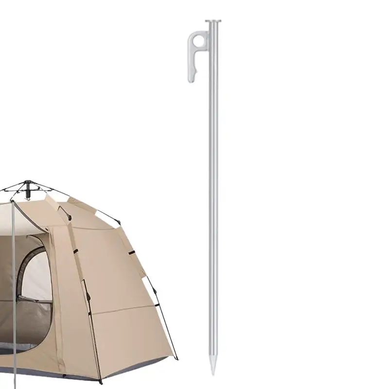 Профессиональные колья для заземления, сверхмощные колья для палатки, нержавеющие колья для семейной палатки для кемпинга, инструменты для льда, стальные колышки, прочные