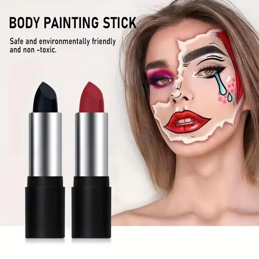 Face & Body Paint Body Art Paint Sticks ยาวนานกีฬาแต่งหน้าฮาโลวีน Face Painting Stick Creative Quick-Dry